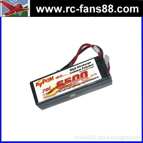 Kypom 11.1V 70C 6500Mah Hard Case Li-polymer Battery for RC Car